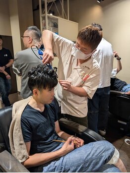 モテギ(MOTEGI)の写真/【マンツーマン施術◎】カウンセリングから仕上げまでお任せ☆アットホームな床屋さんなので相談しやすい♪