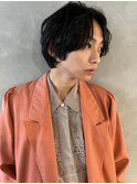 【PARK】メンズセンターパート×シャドウパーマ