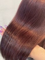 インク サカエ(inq sakae)&nbsp;艶髪ブリーチカラーレッドバイオレット