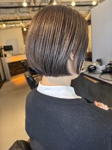 グラデーションボブ♪【横浜元町美容室美容院/髪質改善白髪染め白髪ぼかし/ショートリタッチヘッドスパ】