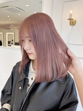 パーヴミックスネム(ParveMix NEMU) pink beige / レイヤーカット