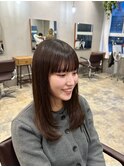 広めの前髪の人程癖を抑えよう