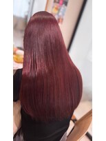 ファムバイアヴァンス(Femme by AVANCE.)&nbsp;アプリコットオレンジボルドーグロッシーロング