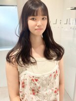 リル 四条河原町(LiLu)&nbsp;ダークブラウンの艶髪ロング 20代30代