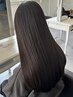 【贅沢美艶ストレート】カット+酸性ストレート+保湿トリートメント￥18900