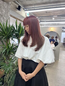 クオーレ(CUORE) ブリーチなしのピンクローズ