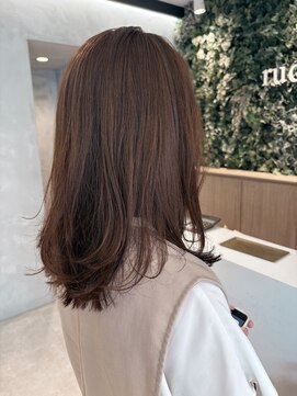 ルディー バイ ヘアーポケット(rudii by HAIR POCKET) ミディアムレイヤー＊ブラウンベージュ