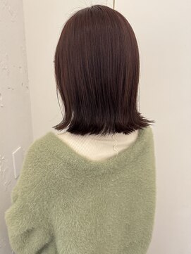 カウチ 板橋本町店(kauti) ぱつっとカットと暖色系カラー