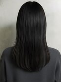 20代30代40代◎地毛風ストレート/縮毛矯正/艶髪グレージュ赤羽