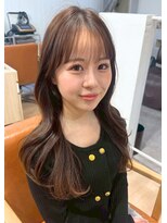 リジェール 金山店&nbsp;小顔見えシースルー×ゆる巻きレイヤーカット