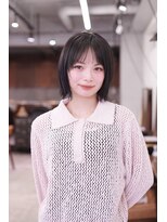 アンアミ キチジョウジ(Un ami Kichijoji)&nbsp;レイヤーボブ×ブルーブラック　○堀越太真樹