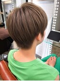 [横浜駅/ショートボブ/ショートカット/顔周りレイヤー］