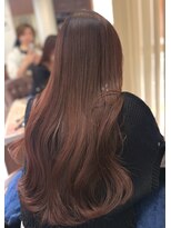 ヘアケアアンドヘアデザイン リベール(L:belle)&nbsp;ショコラブラウンで魅せる、大人の韓国風艶ロング