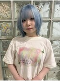 水色/ボブレイヤー