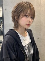 アクロ 梅田店(ACRO)&nbsp;ハイトーンベージュショートウルフ