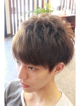 ディスパッチヘアー 甲子園店(DISPATCH HAIR) 前髪だけ縮毛矯正であとは、くせを活かしたスタイル