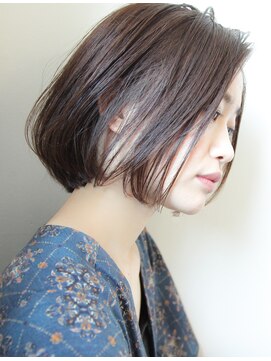 アン ヘア デザイン(un hair design) 【　un  】ボブ×ナチュラル×イルミナ