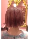 サーモンピンクボブ