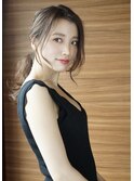 簡単アレンジ☆ルーズポニー