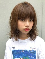 ミィ 表参道(mee.)&nbsp;【mee.】 無造作ミディ ブランジュダブルバング