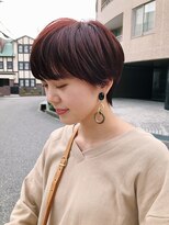 カフネ(CAFUNE)&nbsp;マニッシュショート オレンジレッドカラー