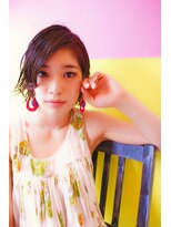 ブーケ(BOUQUET) 毛先パーマ・黒髪・斜めバング・ツヤスタイリング・ボブ