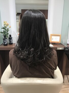 リプルヘアー ウエスト(ripple hair west) セミロング×ローレイヤー