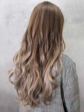 オーブ ヘアー フレイヤ 岩国店(AUBE HAIR freya) 【AUBE HAIR】アッシュベージュグラデーション_ラフロング