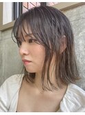 外ハネボブ × グラデーション