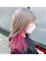 サロンドミルク 原宿(salon de MiLK)&nbsp;ホワイトラベンダーインナーピンク