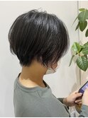 エアーストレート【髪質改善】大人可愛い前下がりくびれショート