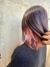 アラモア ひばりヶ丘(Alamoa) ラベンダーアッシュ×インナー ストロベリーミルク