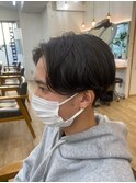 韓国センターパート×ニュアンスパーマ[メンズ]