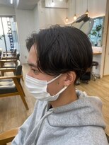 ネオリーブ クーロ メゾン 横浜(Neolive curro Maison)&nbsp;韓国センターパート×ニュアンスパーマ[メンズ]