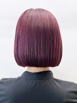 アイティーバイアルバム 藤沢店(IT by ALBUM) ボルドーボブ_マチルダボブピンクベージュ_ba462801