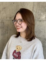 ハーフアンドハーフ(HALF and HALF)&nbsp;ベージュカラー/レイヤーカット