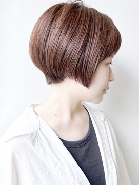 モリオ フロム ロンドン 成増店 【morio成増/ムラマツ】刈り上げショートボブピンク