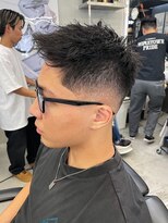 ダムディートウキョウ 心斎橋店(DAMDEE TOKYO)&nbsp;ダークアッシュ/カルマパーマ/ベリーショート[心斎橋/理容室]