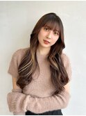 〈藤間〉インナーカラー/ポイントエクステ/韓国ヘア/レイヤー