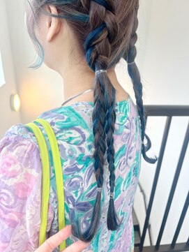 ナループロア ハチ(Nalu pu loa hachi) ダブルカラー/透明感カラー