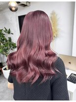 リア(riah) ダブルカラーピンクベージュベージュカラーケアブリーチレイヤー