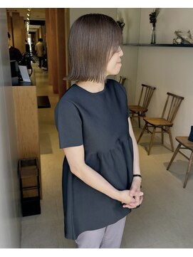 チャコレ 北千住店(Chacolle) ハイトーンミルクティーカラー×ボブ