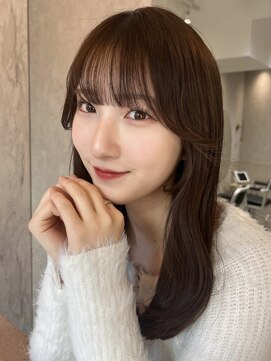 ルームバイシー 新宿(Loom. by Sea) 前髪顔まわり×レイヤーカット【新宿/韓国ヘア】
