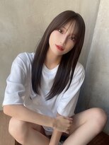 アフロート ルヴア(AFLOAT RUVUA)&nbsp;20代30代大人かわいいセミロングヘア★グレージュ