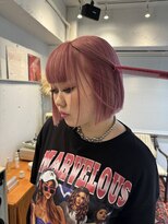 イル 天神大名店(ill) ペールピンク/ボブ(福岡/天神)