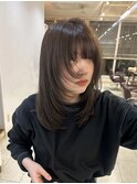 小顔レイヤーカット