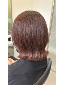 ゴウトゥデイシェアサロン 町田店(GO TODAY SHAiRE SALON) 明るい白髪染め×ピンクブラウン