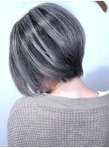 【白髪撲滅】脱白髪染めホワイトバレイヤージュ×ブリーチ２回