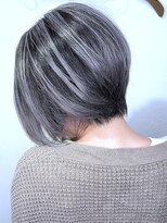 ブレイズヘアー(BLAZEhair) 【白髪撲滅】脱白髪染めホワイトバレイヤージュ×ブリーチ2回