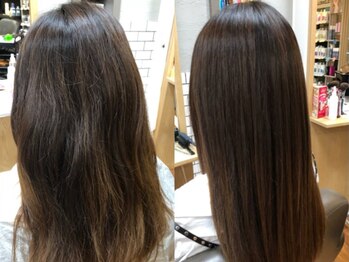 ワショウ ユーノ(WASHAW JUNO)の写真/丁寧なカウンセリングと高い技術でまとまりやすく扱いやすい髪に。今話題の『酸性ストレート』取り扱い◎